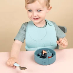 Peekaboo coffret premier repas - Deer friends - Bleu