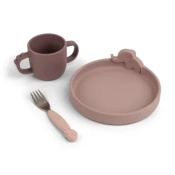 Peekaboo coffret repas - Deer friends - Rose