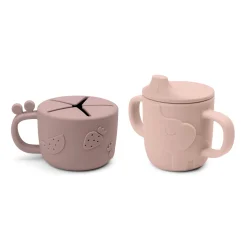 Peekaboo tasses double usage - Deer friends - Rose