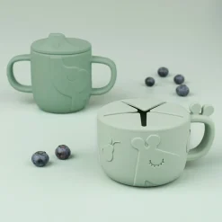 Peekaboo tasses double usage - Deer friends - Rose