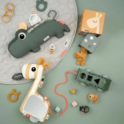 Peluche d'activités - Croco - Rose