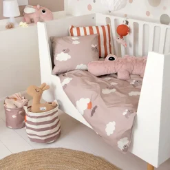 Peluche musicale - Happy clouds - Croco - Rose