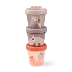 Pot de conservation lot de 3 - Ozzo - Rose