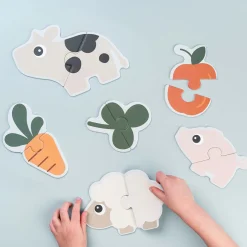 Premier puzzle Jigsaw - Tiny farm - Multicolore