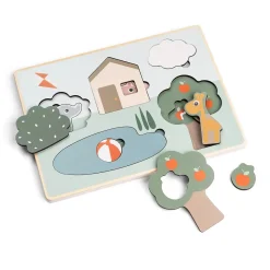 Puzzle encastrable - Deer friends - Multicolore