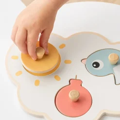 Puzzle premier âge - Happy clouds - Multicolore