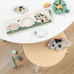 Puzzle sensoriel - Tiny farm - Multicolore