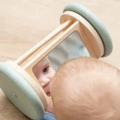 Rouleau d'éveil avec miroir - Birdee - Multicolore