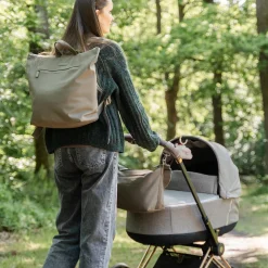 Sac à dos à langer - taupe