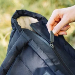 sac à langer langer fourre-tout matelassé - Noir