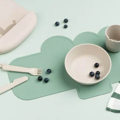 Set de tables en silicone - Croco - Vert