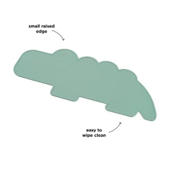 Set de tables en silicone - Croco - Vert