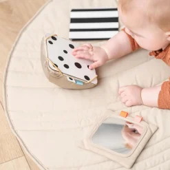 Support avec cartes de motifs contrastés - Deer friends - Sable