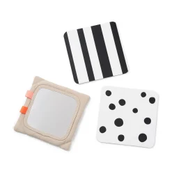 Support avec cartes de motifs contrastés - Deer friends - Sable