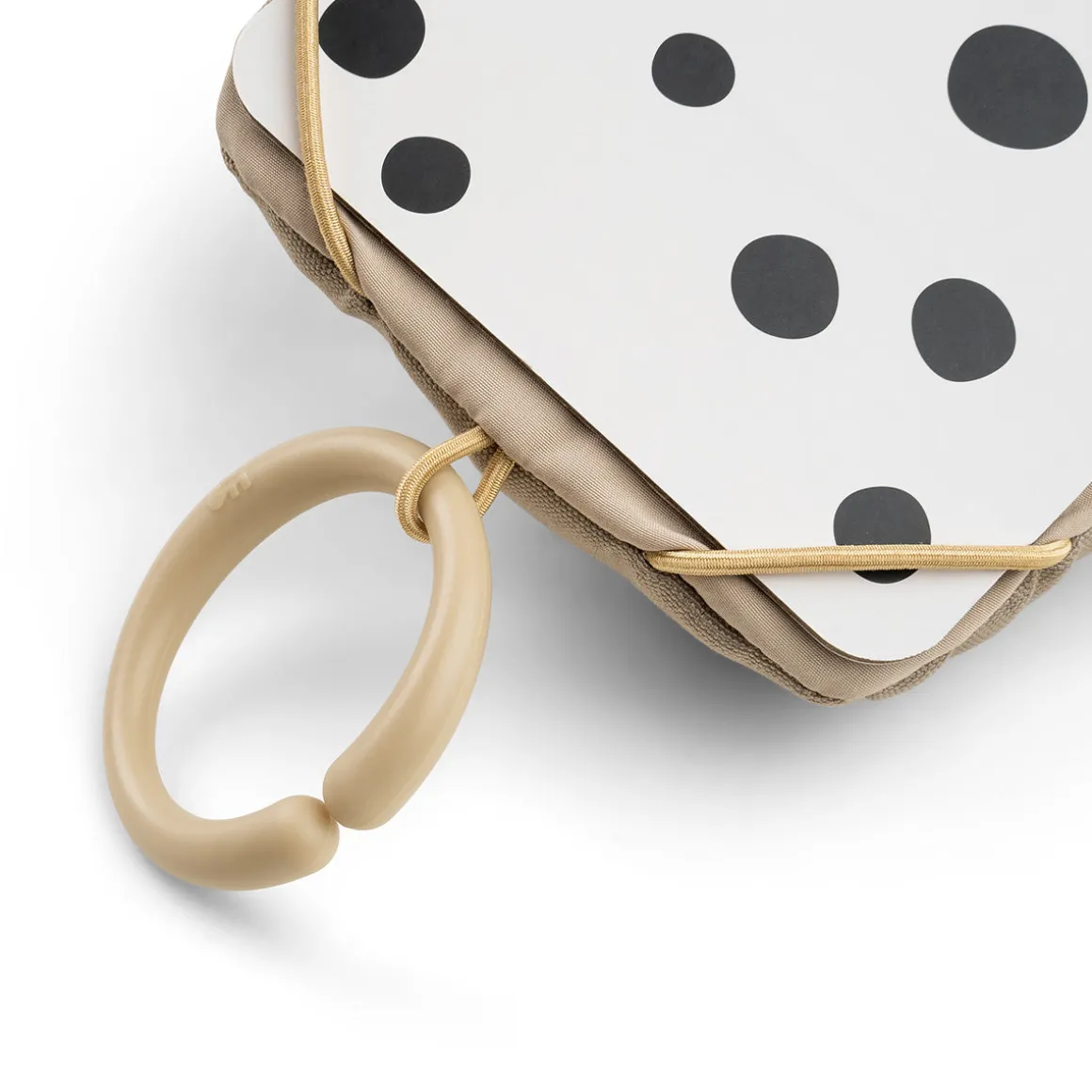 Support avec cartes de motifs contrastés - Deer friends - Sable