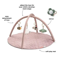 Tapis d'éveil - Tiny farm - Rose