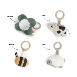 Tapis d'éveil - Tiny farm - Rose